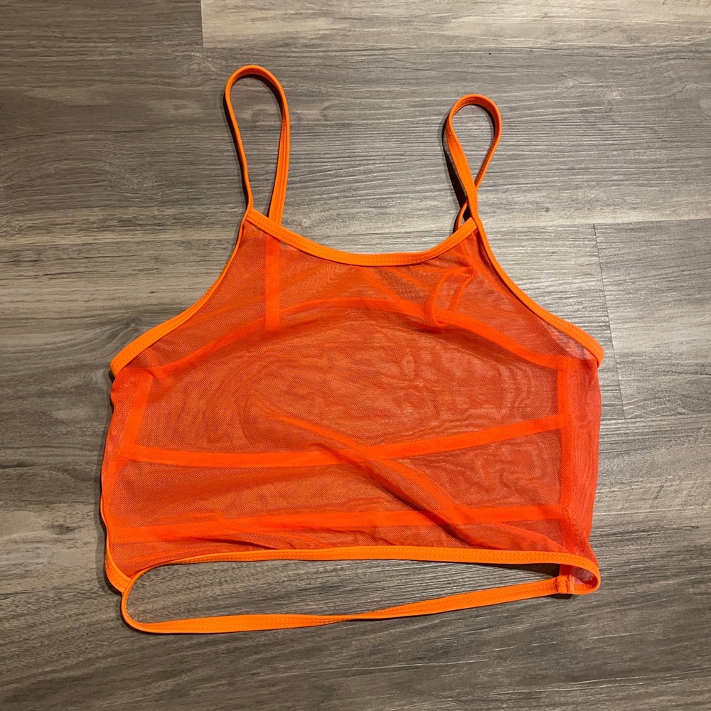 Mesh crop top